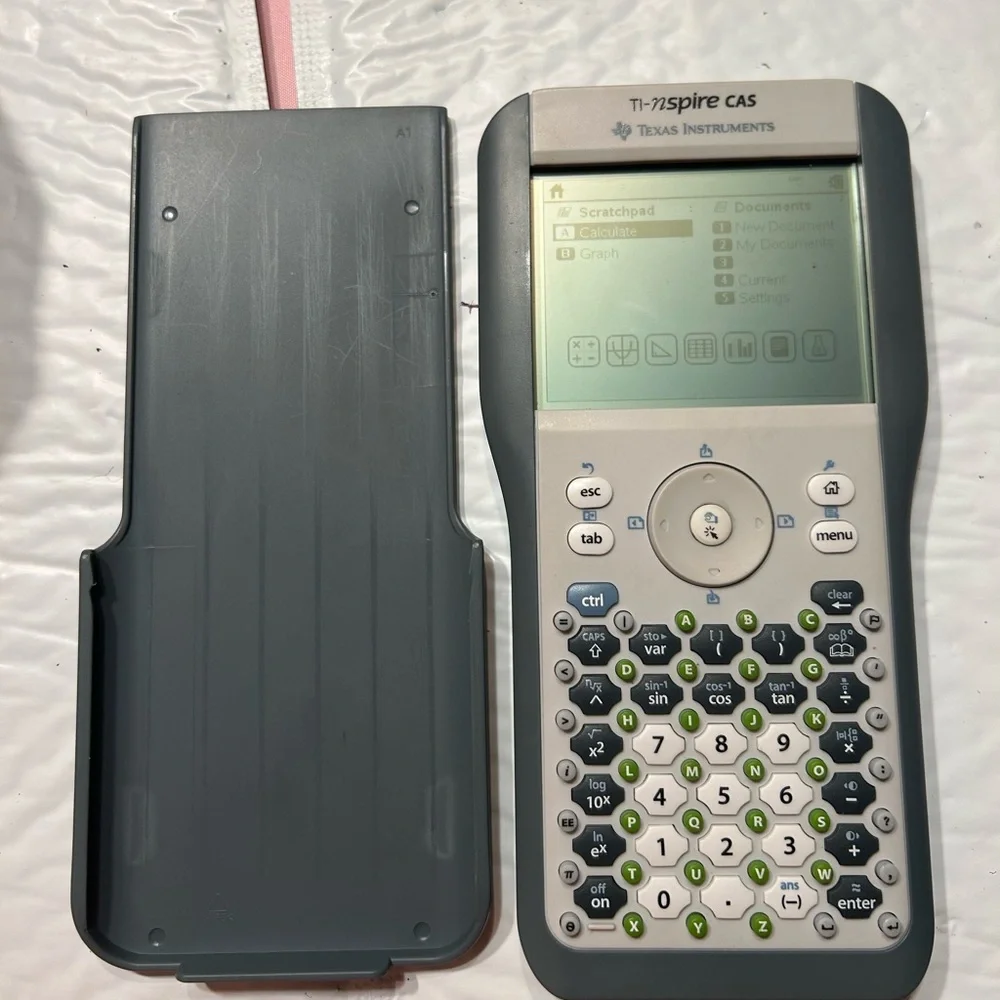 Texas Instruments TI Nspire CAS Graphing Calculator With Cover Tested